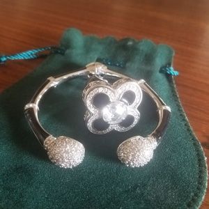 Lauren G. Adam's enamel ring and bracelet set